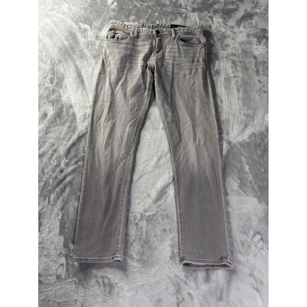Armani Exchange Jeans J14 Mens Size 32x31 Gray Cotton Elastane Stretch Denim